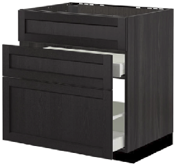 [FURN_8900] Gaveteiro Preto